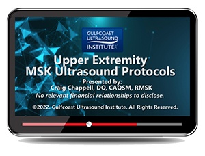Upper Extremity MSK Ultrasound Protocols - Online Video