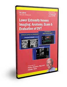 Lower Extremity Venous Imaging: Anatomy, Exam & Evaluation of DVT - DVD