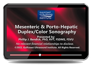 Mesenteric and Porto-Hepatic Duplex/Color Sonography