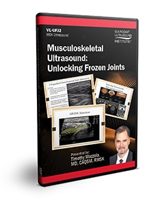 Musculoskeletal Ultrasound: Unlocking Frozen Joints - DVD