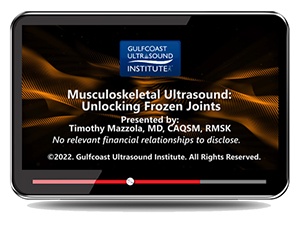 Musculoskeletal Ultrasound: Unlocking Frozen Joints