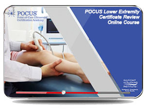 POCUS Lower Extremity DVT Certificate Review Online Course