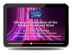 Ultrasound Evaluation of the Normal Hand and Wrist - Online Video