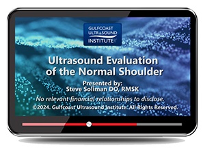 Ultrasound Evaluation of the Normal Shoulder - Online Video