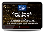 CME - Carotid Stenosis Assessment