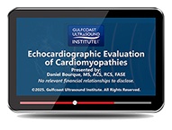 CME - Echocardiographic Evaluation of Cardiomyopathies