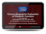 CME - Echocardiographic Evaluation of Diastolic Function