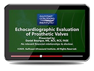 CME - Echocardiographic Evaluation of Prosthetic Valves