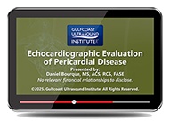 CME - Echocardiographic Evaluation of Pericardial Disease