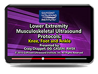 CME - Lower Extremity Musculoskeletal Ultrasound Protocols