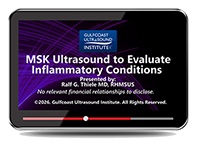 CME - MSK Ultrasound to Evaluate Inflammatory Conditions