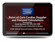 CME - Point of Care Cardiac Doppler and Focused Calculations