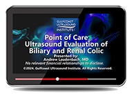 CME - Point of Care Ultrasound Evaluation of Biliary and Renal Colic