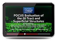 CME - POCUS Evaluation of the GI Tract & Superficial Structures