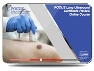CME - POCUS Lung Certificate Review Online Course