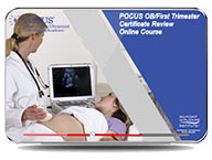 CME - POCUS OB/First Trimester Certificate Review Online Course