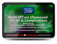 CME - Point of Care Ultrasound for MI & Complications