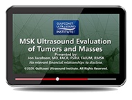 CME - MSK Ultrasound Evaluation of Tumors and Masses