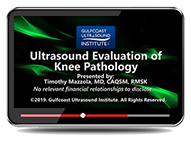 CME - Ultrasound Evaluation of Knee Pathology