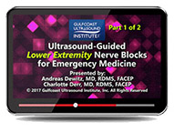 CME - Ultrasound Guided Lower Extremity Nerve Blocks for Emergency Medicine