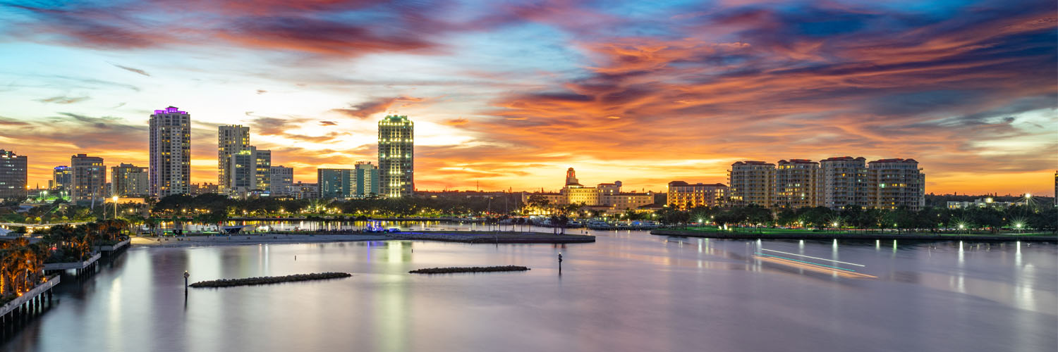 St Pete Beach overhead view