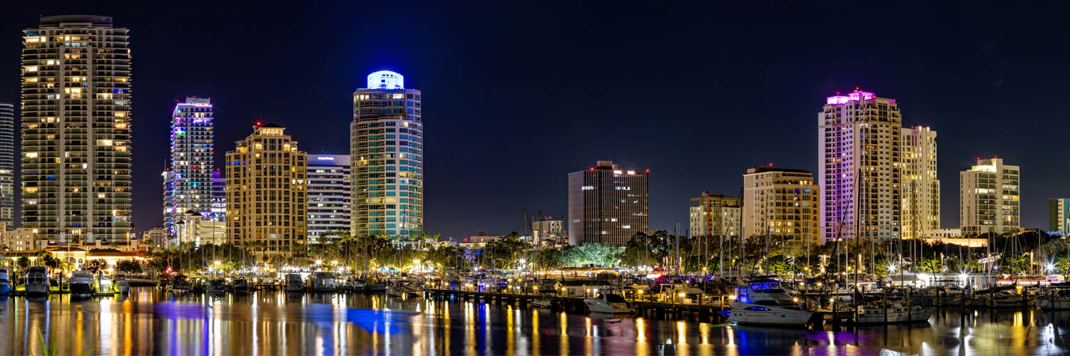 St Pete Beach overhead view